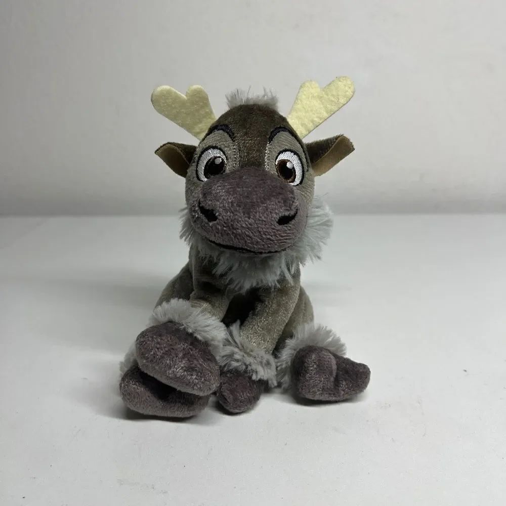 Disney Frozen Sven Plush Reindeer Stuffed Animal Toy 6" Gray